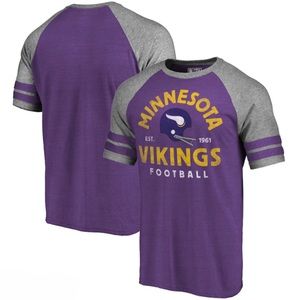Men's MN Vikings Vintage Arch Raglan T-Shirt